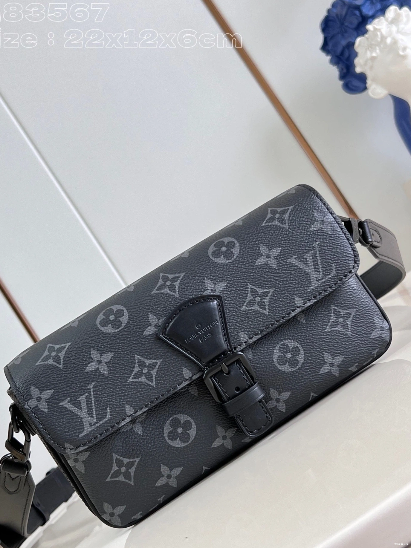 VUITTON LOUIS Wallet Montsouris Wearable 1217